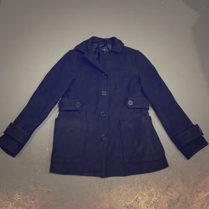 Black pea coat